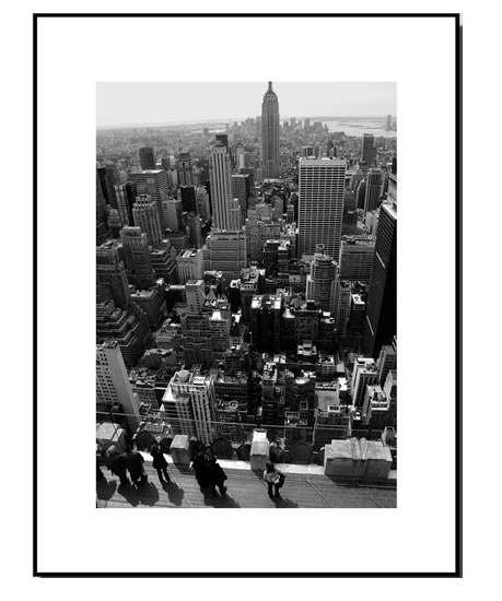 Framed Black and White Photography Print