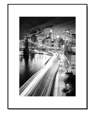 Framed Black and White Photography Print