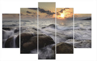 Tide on the Rocks (HD Canvas 5-Panel)