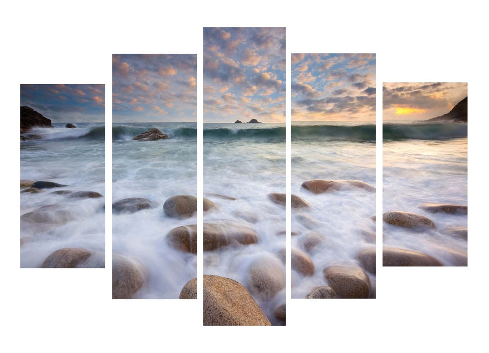 Down The Water #3 - 5 Panel Canvas Print - 5 Panel Canvas Wall Art