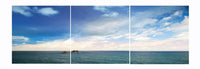 Clear Ocean - Photography Triptych Print - 3 Panel Landscape Photography