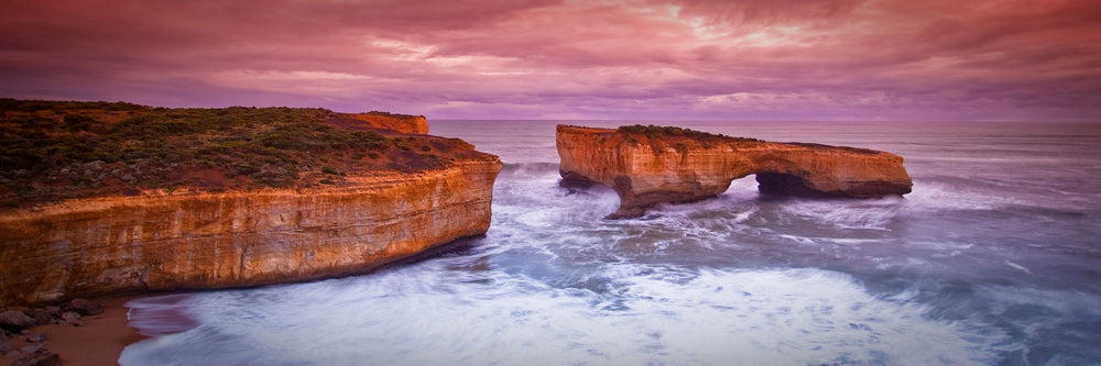 The Twelve Apostles (Australia) - Photography Print on Canvas - Canvas Panoramic Wall Art