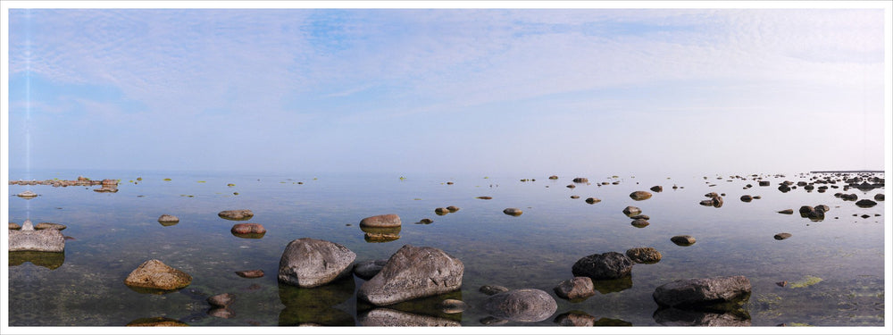 Rocky Shores - Photography Print on Canvas - Canvas Panoramic Wall Art