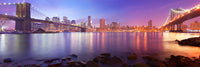 Between the Bridges, NYC - Photography Print on Canvas - Canvas Panoramic Wall Art