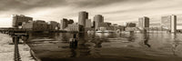 Downtown Boston - Photography Print on Canvas - Canvas Panoramic Wall Art