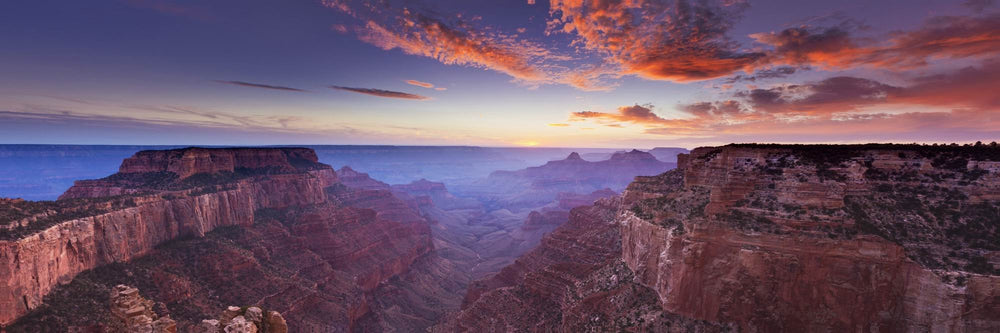 Grand Canyon # 3 - Photography Print on Canvas - Canvas Panoramic Wall Art