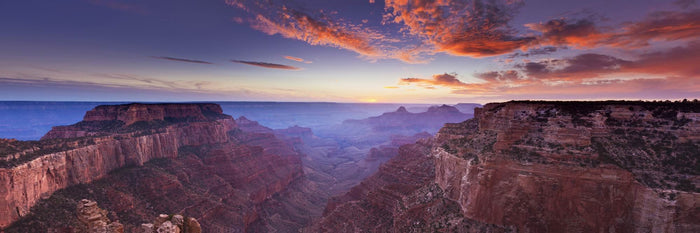 Grand Canyon # 3 - Photography Print on Canvas - Canvas Panoramic Wall Art