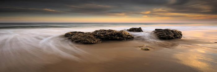 Beach 3 - Photography Print on Canvas - Canvas Panoramic Wall Art