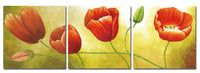 Red and Yellow - Photography Triptych Print - 3 Panel Landscape Photography