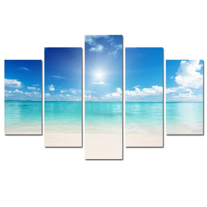 Tide Coming In - 5 Panel Canvas Print - 5 Panel Canvas Wall Art