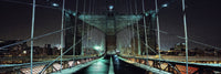 Brooklyn at Night - Photography Print on Canvas - Canvas Panoramic Wall Art