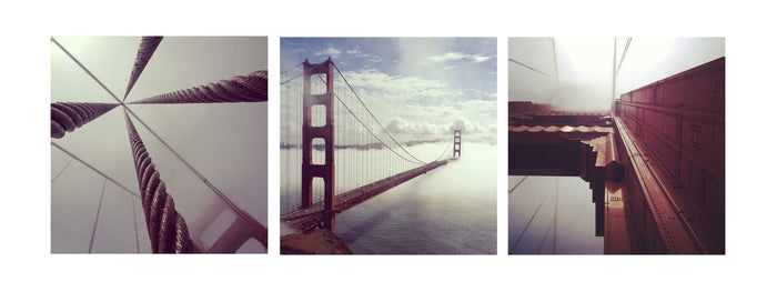 Golden Gate Bridge Set - Instagram Print - Instagram Canvas Wall Art