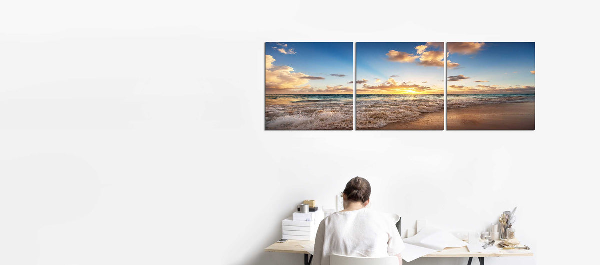 Sandy Tide at Sunset