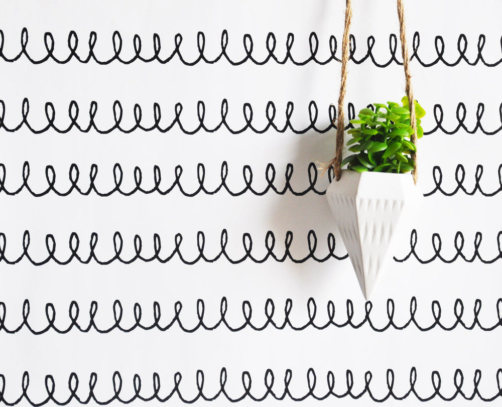 Doodle Squiggly Removable Wall Paper