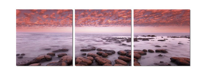 On the Rocks - Photography Triptych Print - 3 Panel Landscape Photography