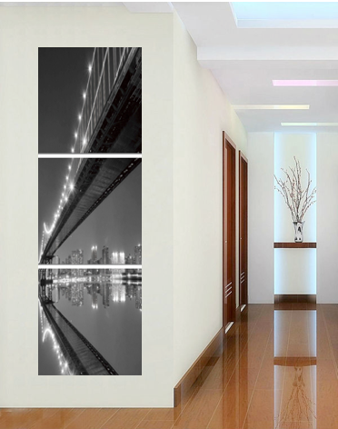 Manhattan Bridge - Photography Triptych Print - 3 Panel Landscape Photography