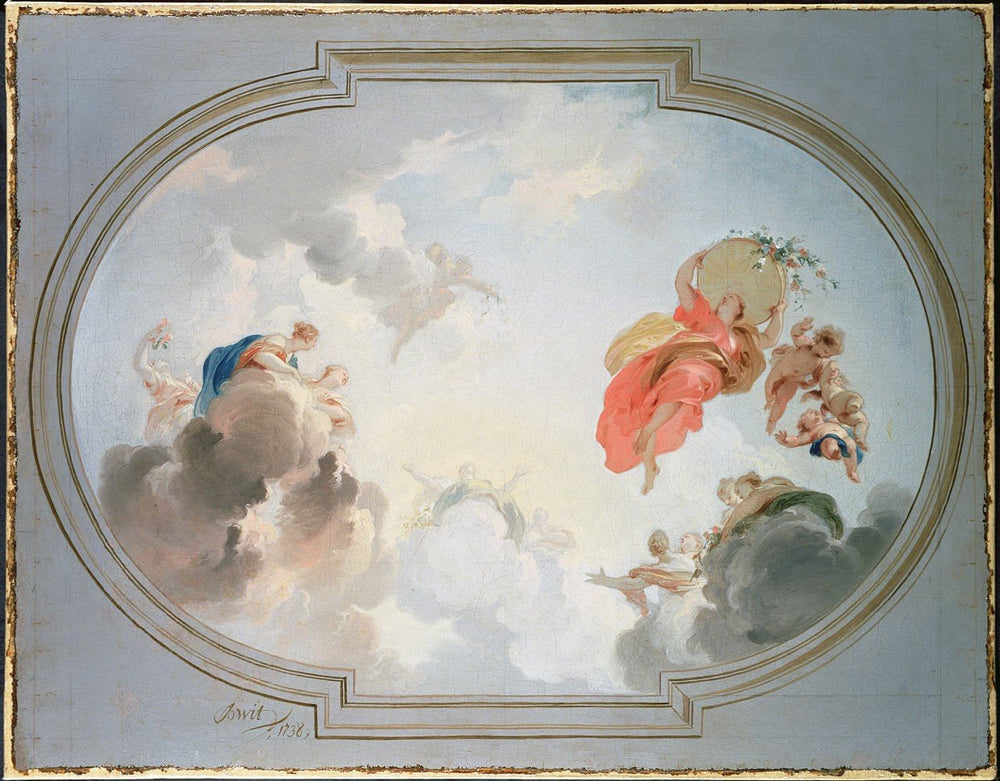 Apotheosis of Flora- Fine Art Removable Wall Mural