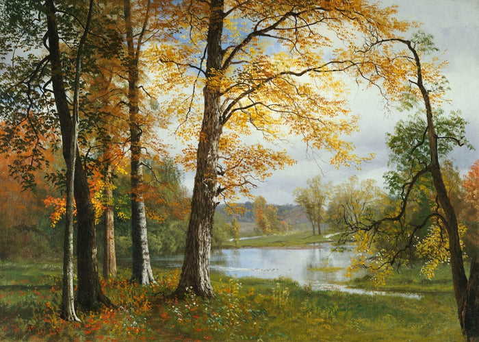 A Quiet Lake- Fine Art Removable Wall Mural