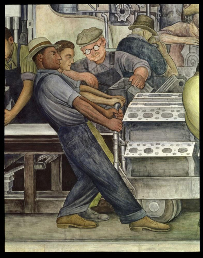 Detroit Industry, 2 Wall Mural