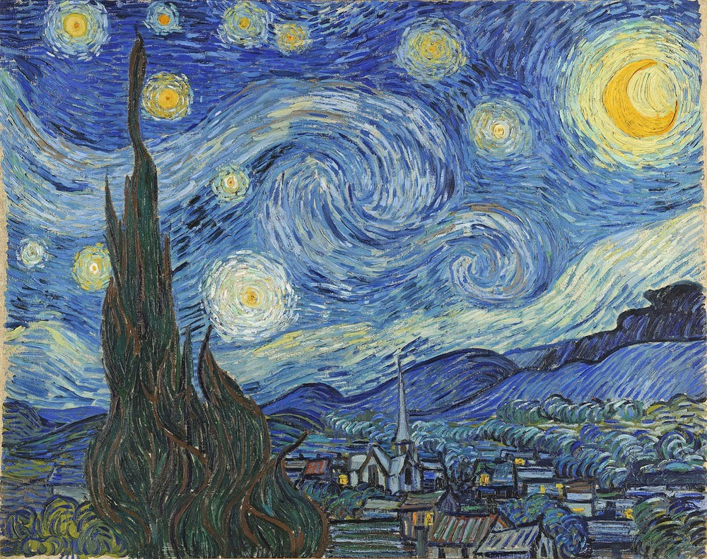 Starry Night- Fine Art Removable Wall Mural