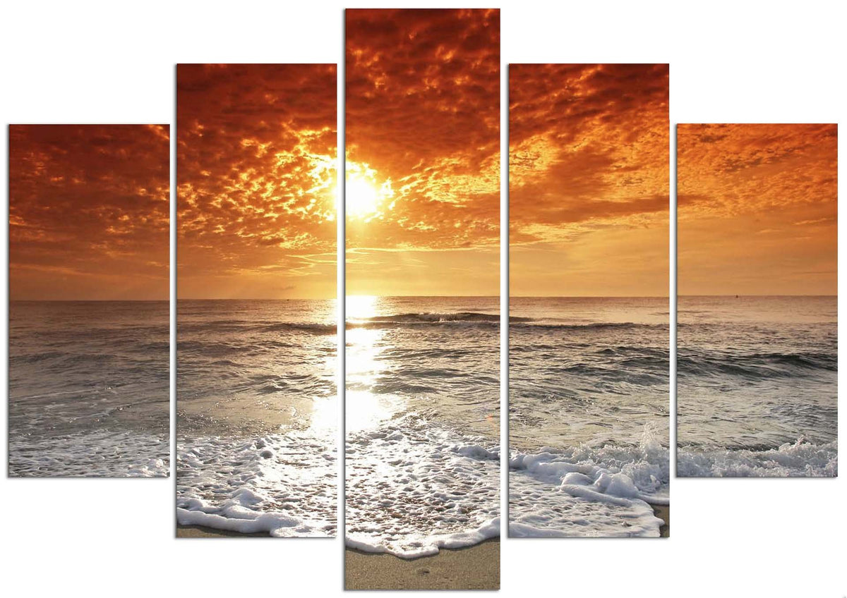 Corsica Sunset #4 (HD Canvas 5-Panel)