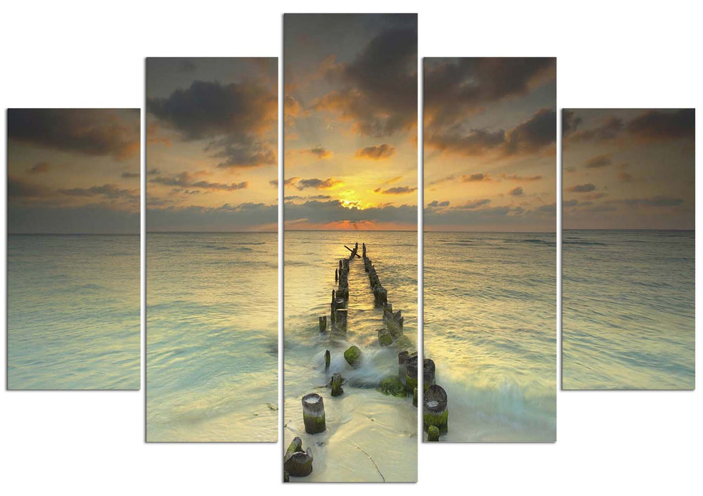 Endlessly Out To Sea #5 (HD Canvas 5-Panel)