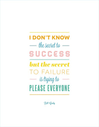 I Don't Know the Secret to Success - Quote on Canvas - Inspirational Quote Canvas Wall Art