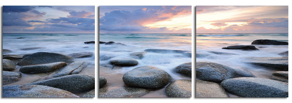 Rocks, Waves, Sky