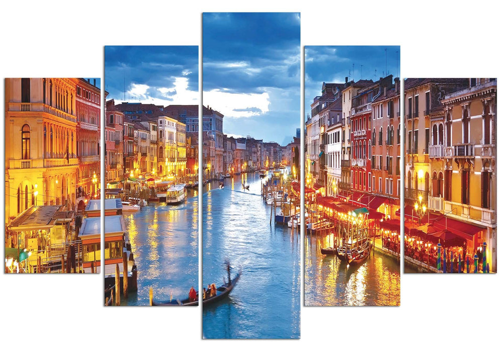 Venice at Dusk (HD Canvas 5-Panel)